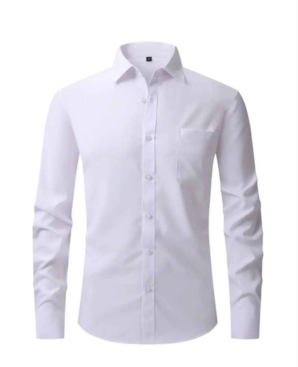 Trubinized- Under Coat White Plain                  Long Sleeve