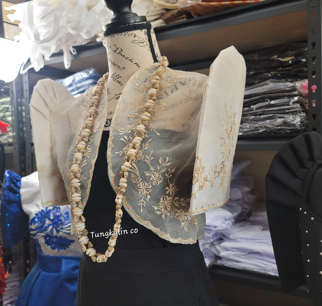 Filipiniana Bolero (Piña Organza Fabric)